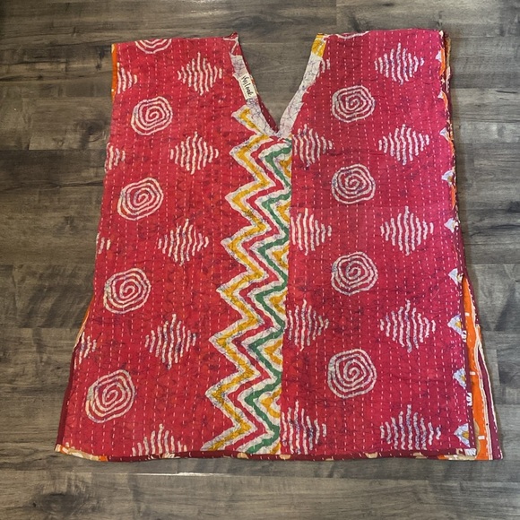 Imported 100% Handmade Pull over Tunic Reversible top - Picture 4 of 6